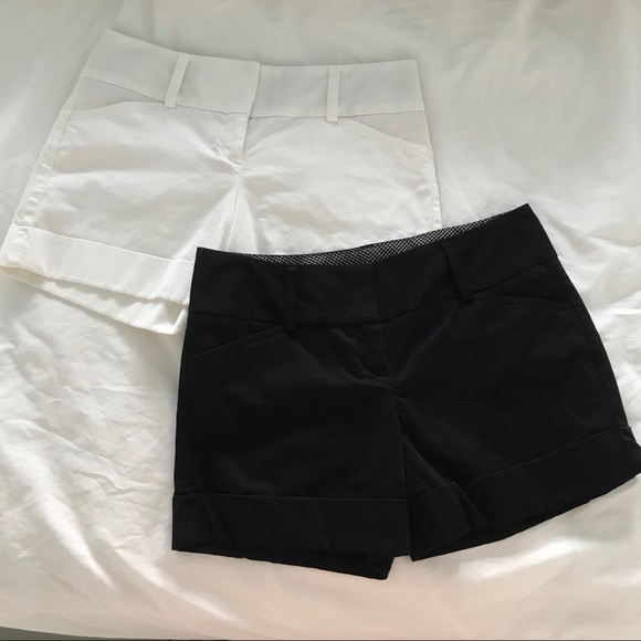 NWOT - Express white dress shorts - Picture 6 of 6